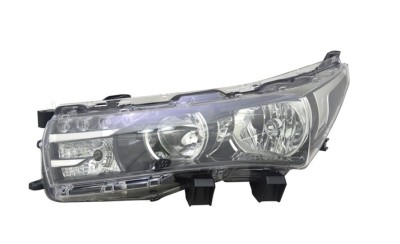 Far Toyota Corolla (E17), 07.2013-05.2016, partea Stanga, cu lumina timp de zi tip LED; H11+HB3+LED; electric; fara motor, TYC foto