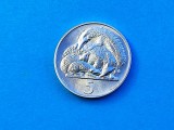 5 Lire 1975 San Marino-UNC-RAR-in realitate arata bine!