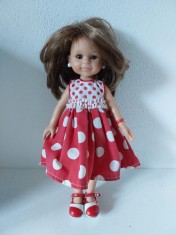 Cleopatra Stratan - papusa de colectie semnata Paola Reina, 33cm inaltime foto