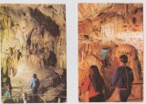 LOT 2 CARTI POSTALE PESTERA CHISCAU /TRANSILVANIA, Circulata, Fotografie