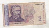 bnk bn Bulgaria 2 leva 1999 uzata