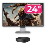 Pachet PC second hand HP T430 Thin Client cu monitor 24 inch