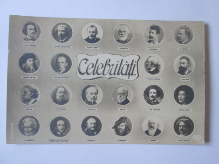 Carte postala Celebritati,necirculata cca 1915