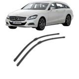 Cumpara ieftin Set stergatoare MERCEDES-BENZ CLS Shooting Brake (X218) 2012-2017, parbriz, Valeo Silencio Xtrm