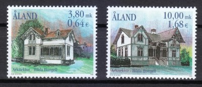 Aland 2000 - Arhitectura, case, serie neuzata foto