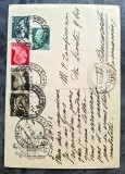 Carte postala circulata : Perugia - Bucuresti