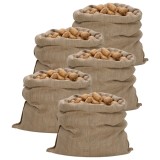 Cumpara ieftin Saci de iută, 5 buc., 100x110 cm, iută 100%, 340 g/m&sup2;