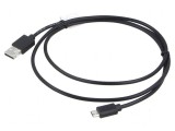 Cablu USB 2.0 A la Micro B 1m Negru Aurit