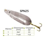 Lingurite oscilante Spn 25 Baracuda 3.5g/11g 11g