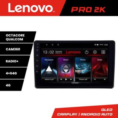 Navigatie Audi A4 B6 Lenovo Kit-050 8 core QLED 2K 4+64 360 Android Waze USB Navigatie Internet Youtube Radio v1 CarStore Technology foto