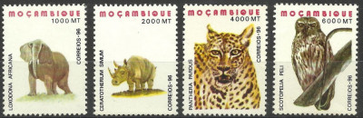 C1438 - Mozambic 1996 - Fauna 4v.neuzat,perfecta stare foto
