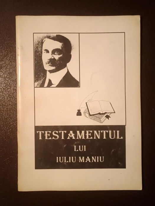 Testamentul lui Iuliu Maniu (comentariu de Simion Ghinea)
