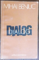 MIHAI BENIUC - DIALOG (VERSURI) [editia princeps, 1977 / coperta N. NOBILESCU]
