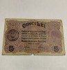 Bancnota 5 lei 1917 banca generala romana