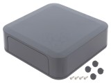 Carcasa cu panou TAKACHI PF15-5-15D ABS Gri inchis 150x150x45mm IP40 UL94V-0