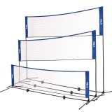 Cumpara ieftin Fileu Multifunctional 3in1 BADMINTON + TENIS + VOLEI NILS NT7111 FitLine Training