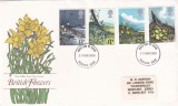FILATELIE TEMATICA - PLIC MAREA BRITANIE TEMATICA FLORA FLORI, Stampilat