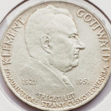 570 Cehoslovacia 100 Korun 1951 Communist Party km 33 argint, Europa