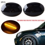 Set 2 x Semnalizare Dinamica Secventiala aripa LED compatibil MINI Cooper R55 R56 R57 R58 R59 2007-2015 GizMondo&reg;