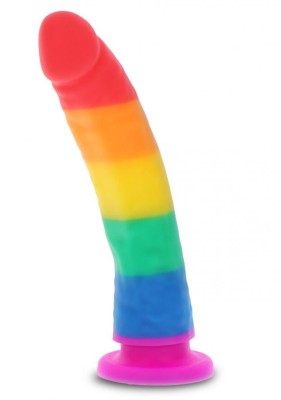 Dildo Unicorn Dancer Curcubeu 21cm foto