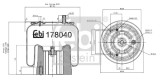 FEBI BILSTEIN 178040 Burduf, suspensie pneumatica