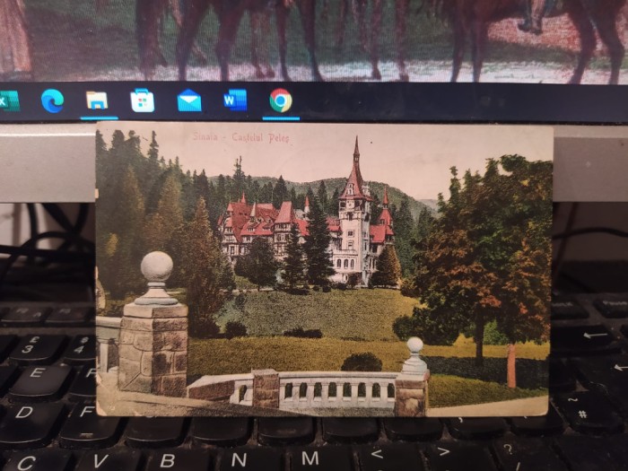 Sinaia, Castelul Peleș, circulație 9 iul. 1923, 205