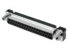 Conector D-Sub 37 pini mamă THT