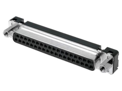 Conector D-Sub 37 pini mamă THT foto