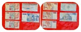 H455-Vand Lot 20 Bancnote vechi uzate Europa cu 1 Nigeria-Italia-Germania-Rusia-Iugoslavia-Romania-Nigeria.