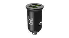 &Icirc;ncărcător auto Green Cell PowerRide Nano 36 USB 36W 2x USB-A, &icirc;ncărcare rapidă Ultra Charge, pentru prize de 12V și 24V