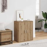 vidaXL Pantofar, stejar artizanal, 60x35x70 cm lemn prelucrat 856697