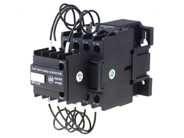 Contactor 3-poli pentru șină DIN 240VAC/440VAC