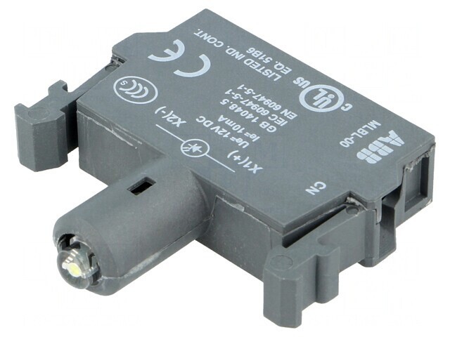 Element de iluminare LED albă 12VDC 22mm
