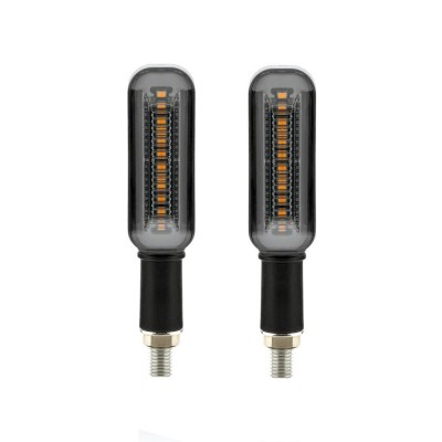 Set 2 Lampi LED semnalizare/stop motocicleta, 12V foto