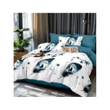 Cumpara ieftin Lenjerie de Pat Bumbac Finet, 6 Piese, Pat Dublu - Gr-382