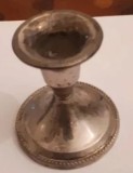 Cumpara ieftin CY - Sfesnic vechi frumos de colectie &quot;CHRISTOFLE&quot; alama argintata / h: 6,50 cm, Sfesnice