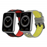 Set 2 curele kwmobile pentru Huawei Watch Fit 2, Silicon, Multicolor, 59299.03