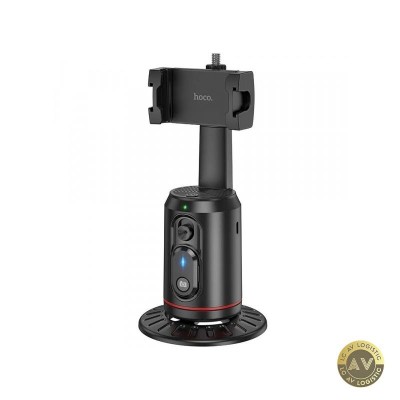 Selfie Stick Bluetooth HOCO K23 Face Tracking 360 Universal Negru foto