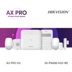 Kit de alarma wireless AX PRO Middle Level DS-PWA96-Kit2-WE contine: 1 x