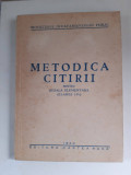 Metodica citirii pentru scoala elementara ( clasele I - IV) - 1950