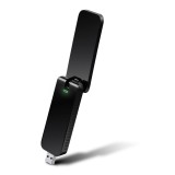 ADAPTOR RETEA TP-LINK AC1300, extern wireless 2.4 GHz | 5 GHz, USB 3.0 port, antena externa x 1, &quot;Archer T4U&quot; (timbru verde 0.18 lei)