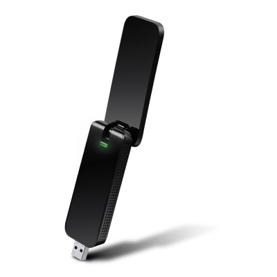 ADAPTOR RETEA TP-LINK AC1300, extern wireless 2.4 GHz | 5 GHz, USB 3.0 port, antena externa x 1, &amp;quot;Archer T4U&amp;quot; (timbru verde 0.18 lei) foto
