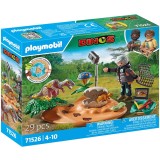Playmobil Dinos - Cuib de Stegosaurus si hot de oua