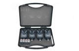 Set 4 Avertizori Pescuit Wireless Baracuda TLI010 + Valigeta Transport, Digital, LED, Sensibilitate Volum Ton, Negru