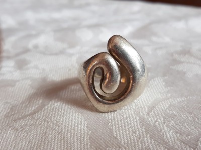 INEL argint MELC de efect RETRO vintage SPLENDID elegant SUPERB patina frumoasa foto