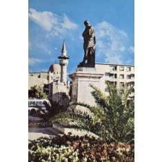 Constanta. Statuia lui Ovidiu (Carte postala necirculata)
