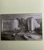 Carte poștală București-bulevardul Magheru RPR