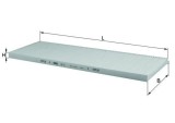 Filtru habitaclu MAHLE LA 11