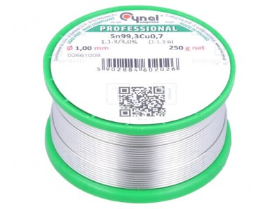 S&amp;acirc;rmă de Lipit fără Plumb 1mm 250g foto