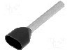 Terminal cu compresie, cablu 1.5mm2, cositorit, WEIDM&Uuml;LLER - 9037490000 H1,5/26D ZH SW